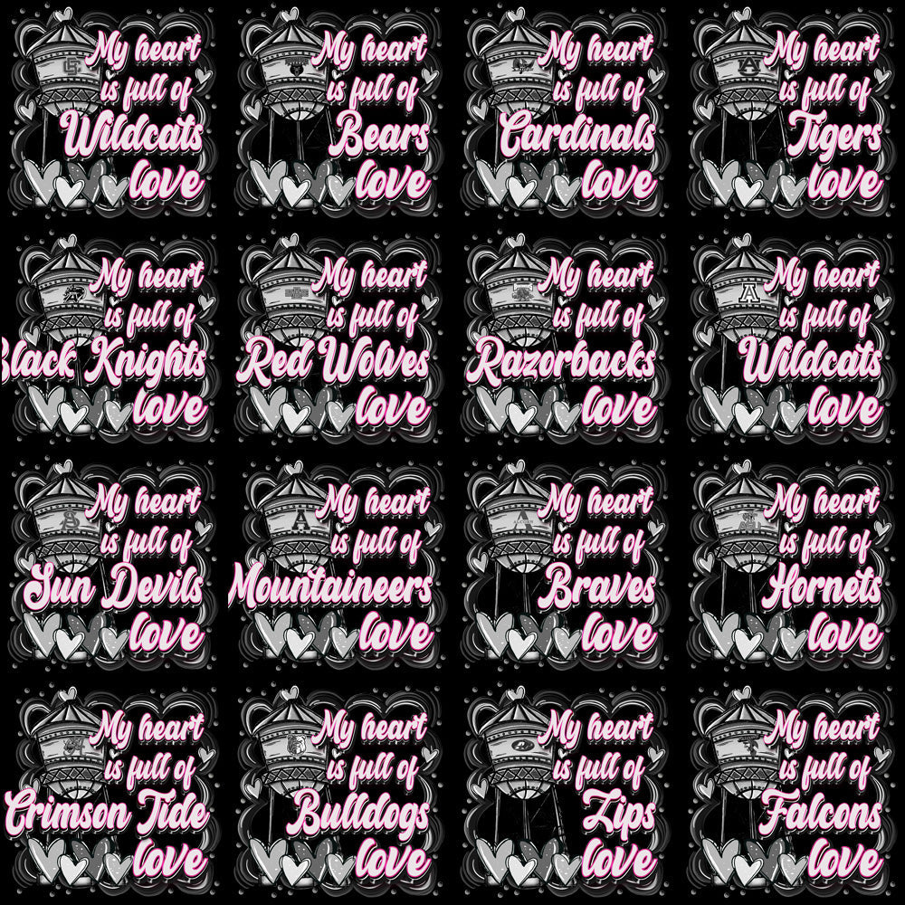 122 NCAA College Team Tower PNG Designs: Downloadable Bundle