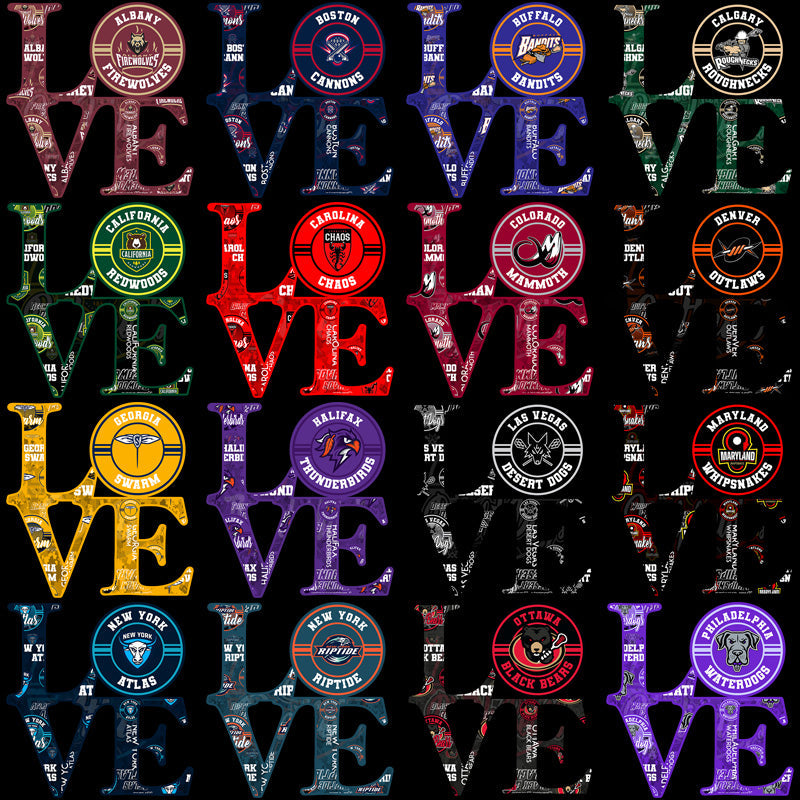 Lacrosse League Love: 23 PNG Designs Bundle