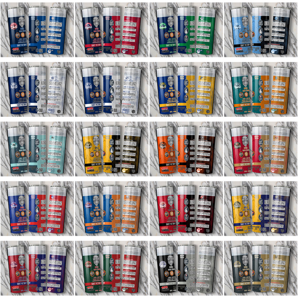 32 NHL Team Hater Guard Tumbler Wraps: JPG Bundle
