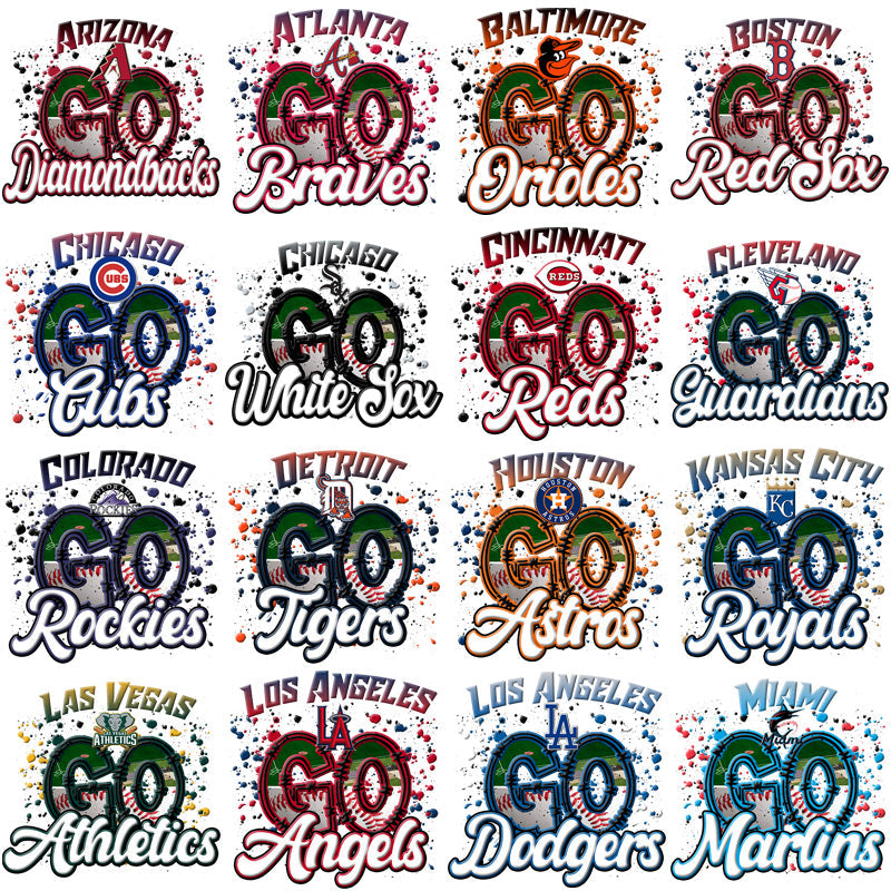 30 MLB Team Logo PNG Bundle: High-Resolution Graphics for Design Projects