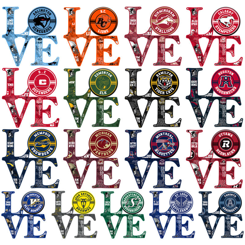 Canada Football Team Logos: 17 PNG Designs Bundle