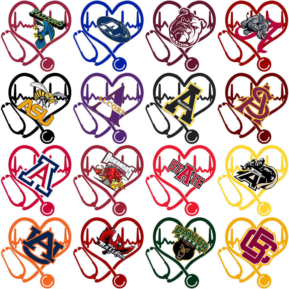 120+ NCAA College Heartbeat PNG Designs: Perfect for Crafts & Fanatics