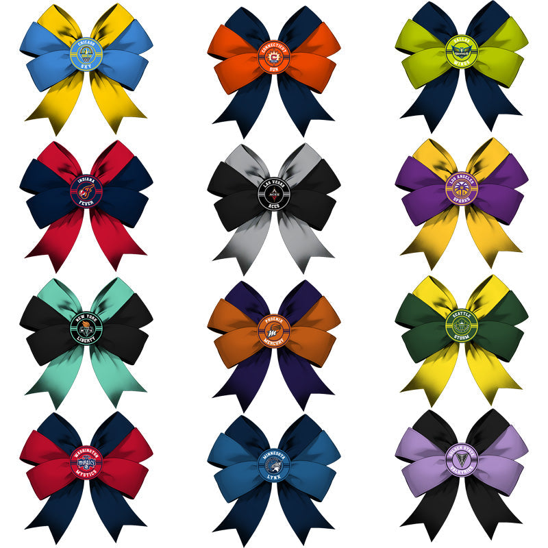 12 Women's Basketball Team Bow PNG Designs Bundle