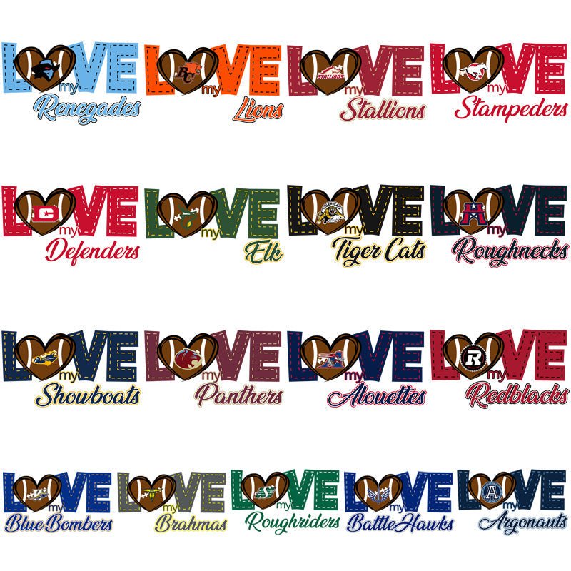 Canada Football Team PNG Bundle: 17 Designs Your Fans Will Love