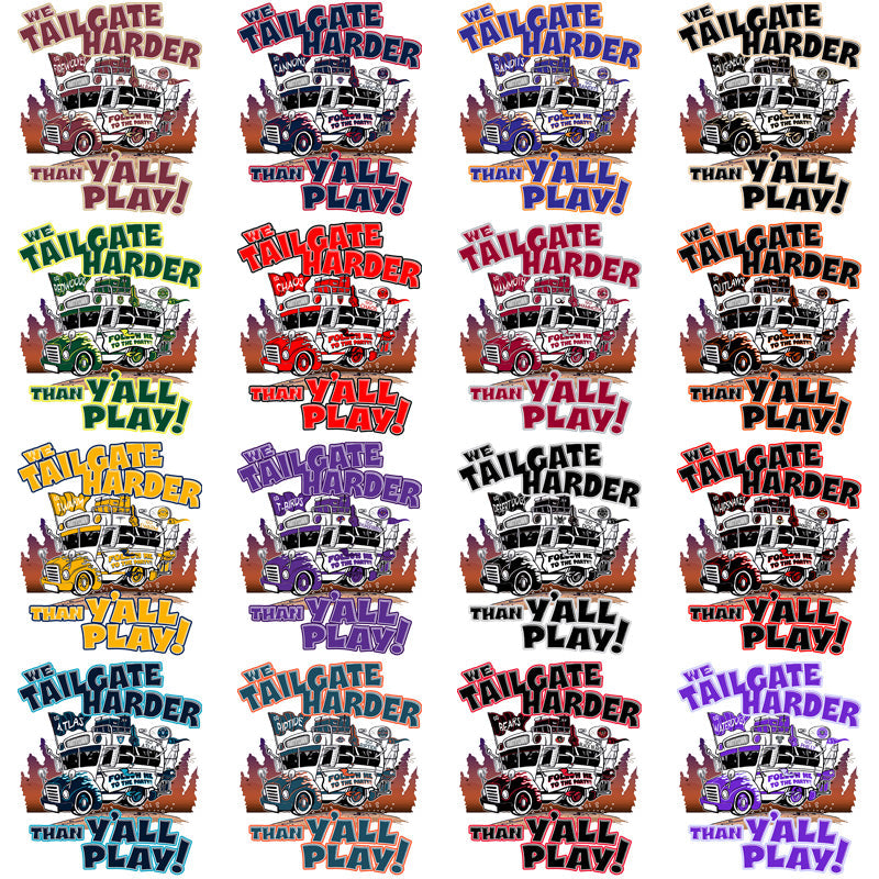 23 Lacrosse League Tailgate Bus Designs: PNG Bundle for Ultimate Fan Experience