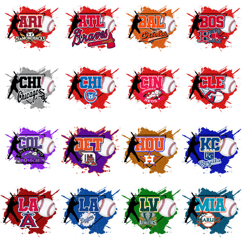 30 MLB Team Home Plate PNG Designs: High-Resolution Bundle