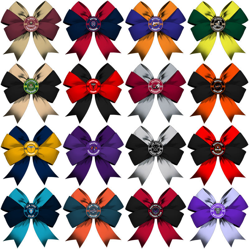 Lacrosse League Team Bow Designs: 23 PNG Bundle
