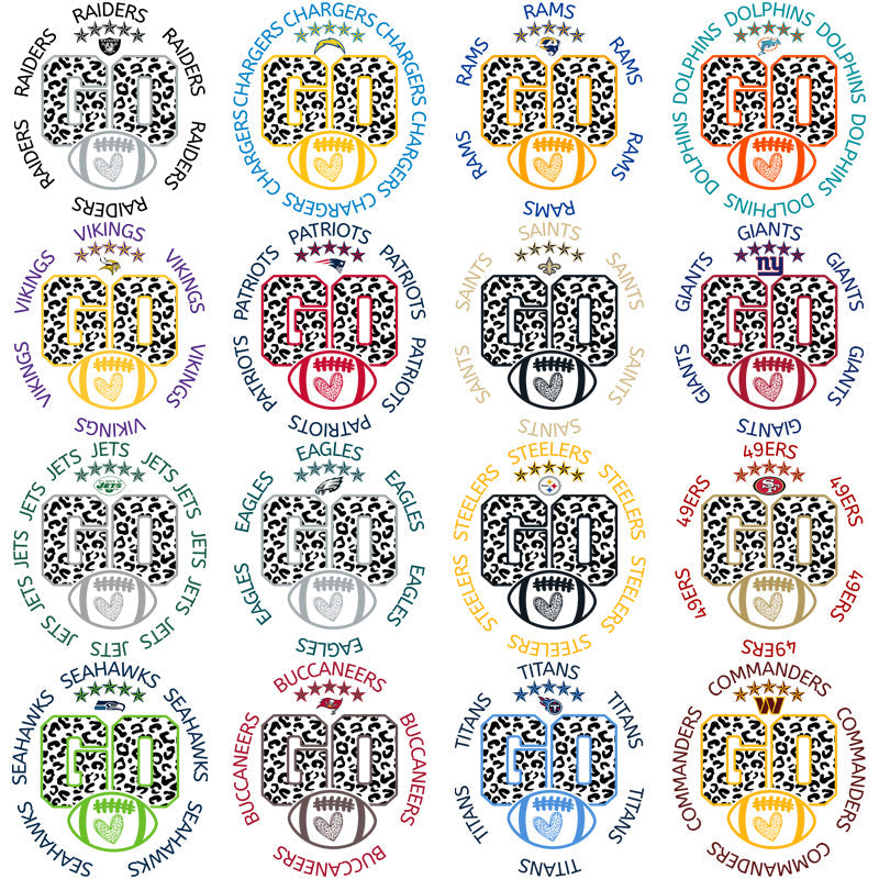 32 Football Team Circle Logo PNG Bundle: Downloadable Designs