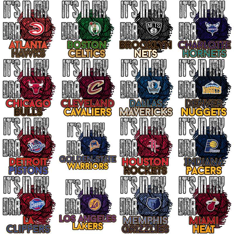 30 Basketball Teams In My DNA Designs Bundle PNG