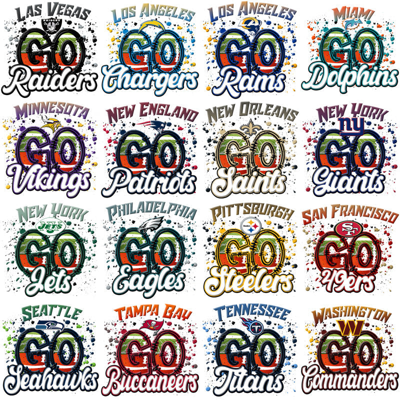 32 Premium PNG Football Team Logos: Design Bundle