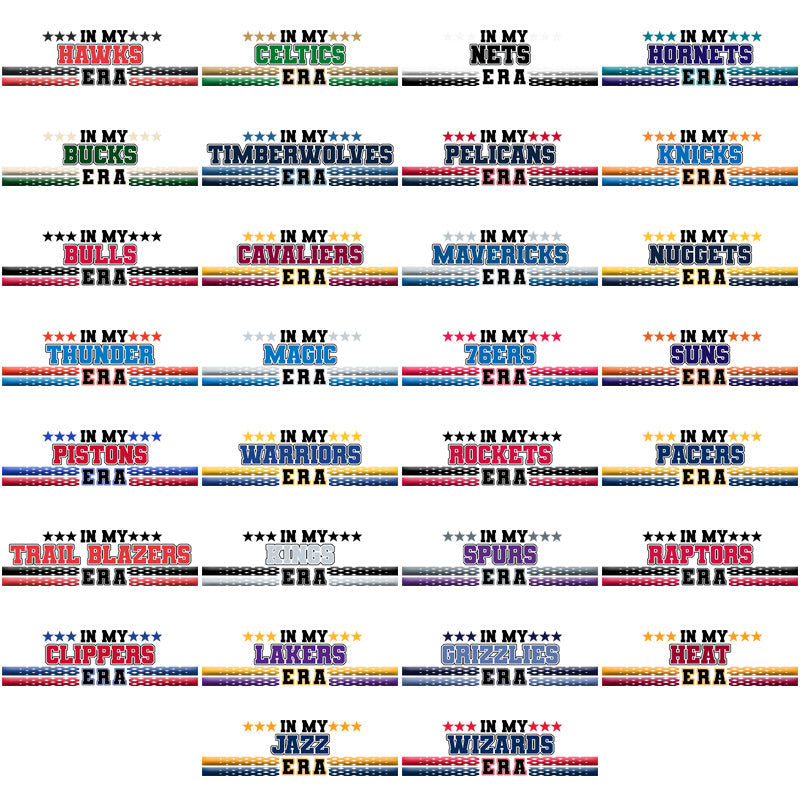 30 Basketball Team PNG Designs: My Team Era Bundle