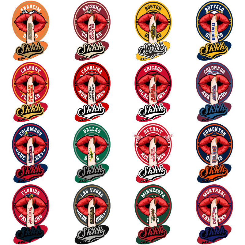 32 Ice Hockey Team Logos: PNG Bundle for Designs & Projects