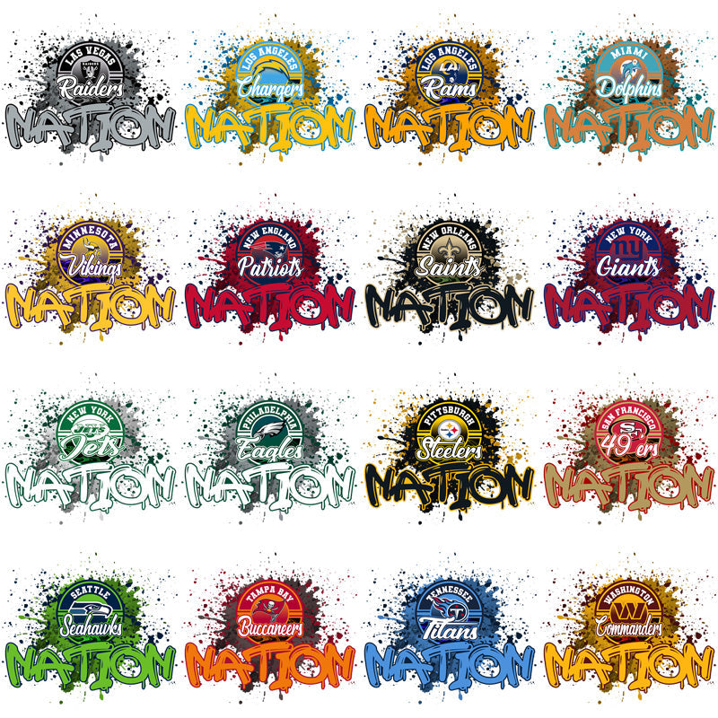 32 National Football Team Logos: PNG Bundle for Design Projects