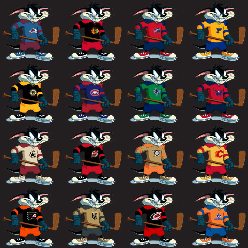 32 Tasmanian Devil Hockey Team PNG Designs Bundle: Ice Hockey Graphics