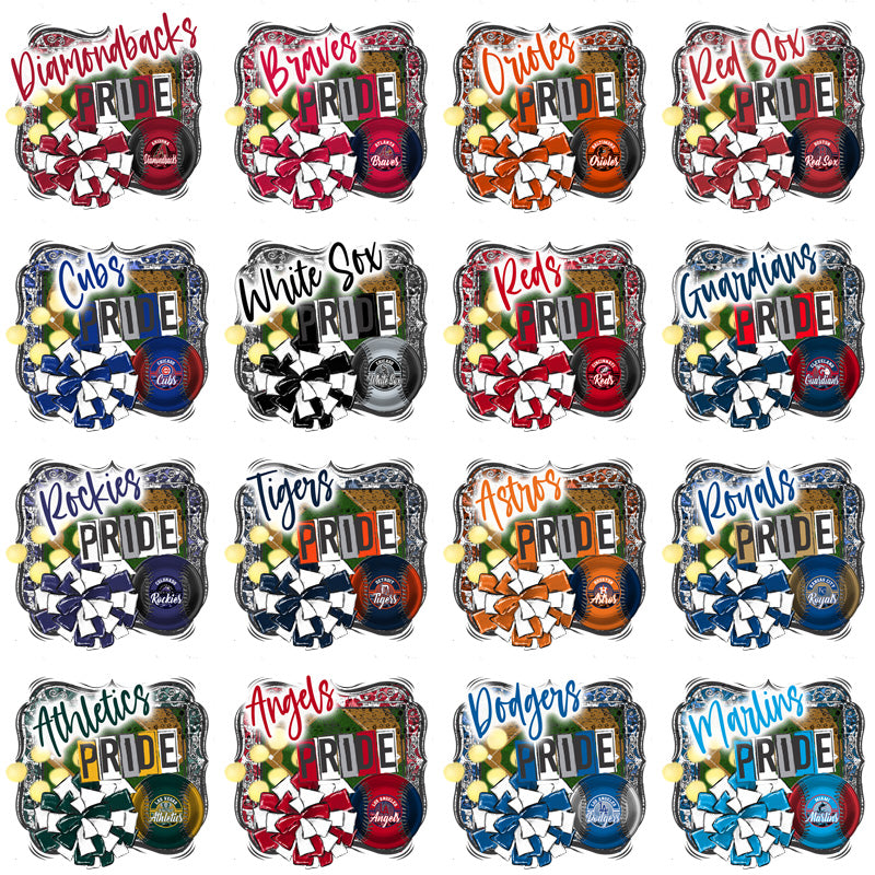 30 MLB Team Logo PNG Bundle: High-Quality Designs for Fan Merch & Projects