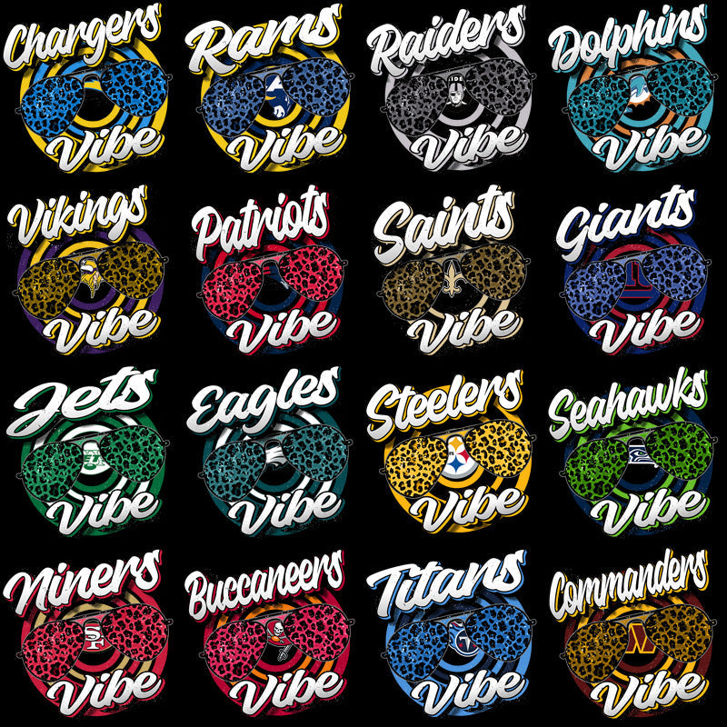 32 NFL Team Logo PNG Bundle: Vibrant Designs for Football Fans