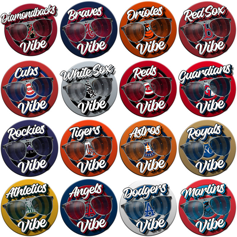 30 MLB Team Logo Vibes: PNG Bundle for Baseball Fans