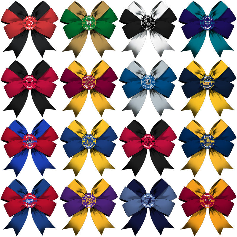 30 Basketball Team Logo Bow PNG Bundle: Designs for Cheerleaders & Fans