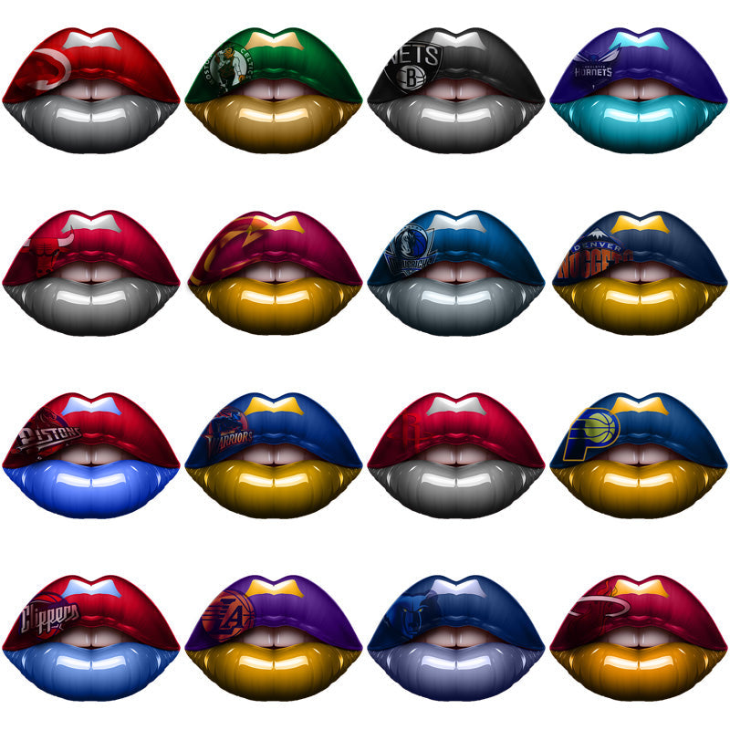 30 Basketball Team Lip Designs PNG Bundle: High-Quality Graphics for Teams