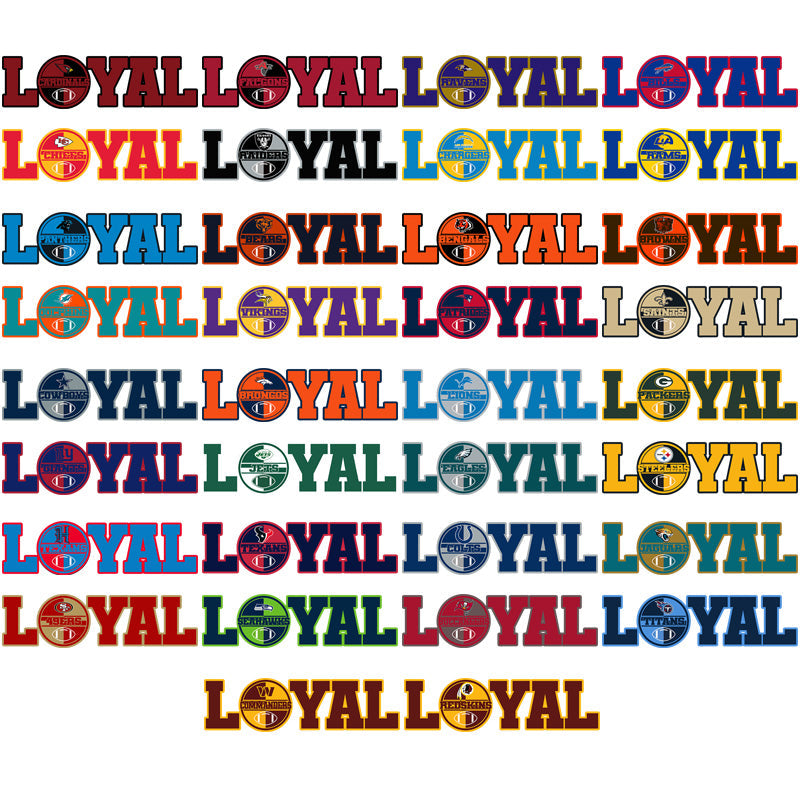 32 NFL Team Logos: High-Resolution PNG Bundle for Loyal Fans