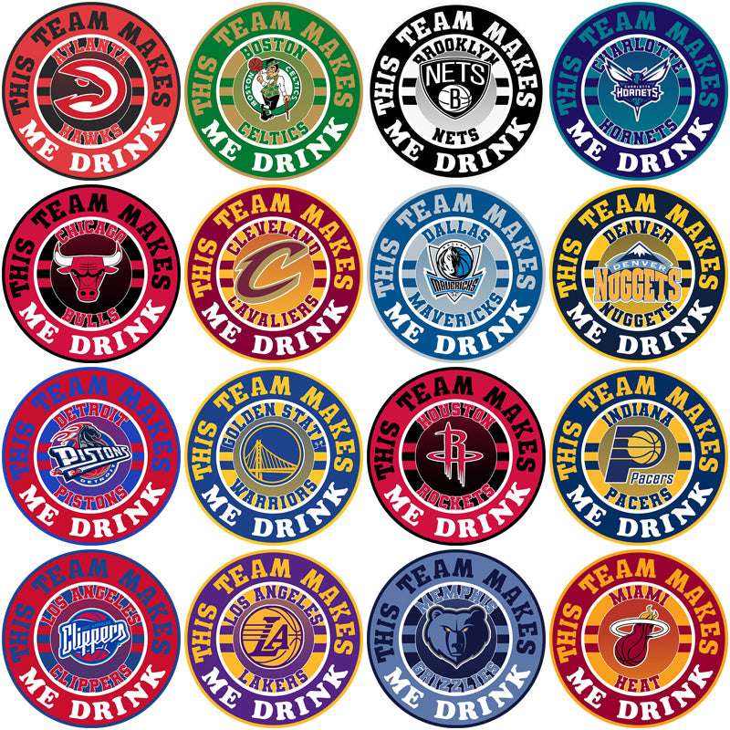 30 Basketball Teams Team Makes Me Drink Designs Bundle PNG