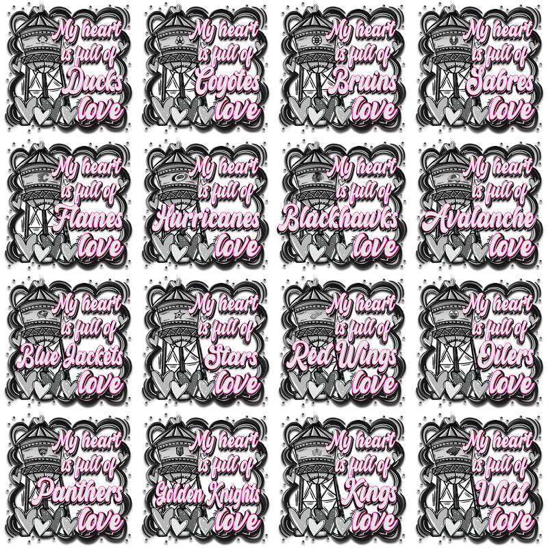 32 Ice Hockey Team Tower PNG Designs Bundle: Free Download