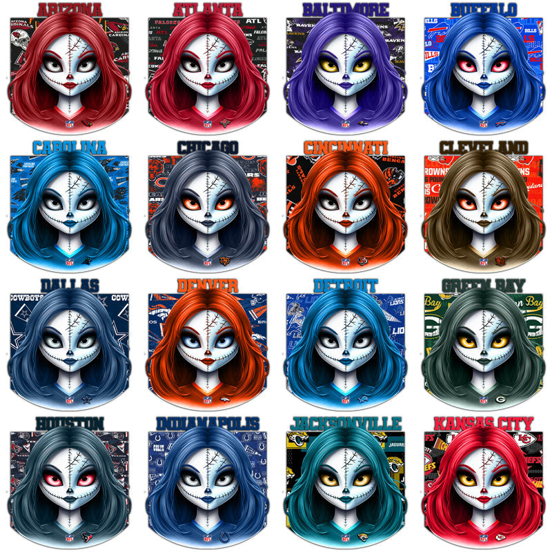 32 Zombie Football Team PNG Designs Bundle: Spooky Game Day Graphics