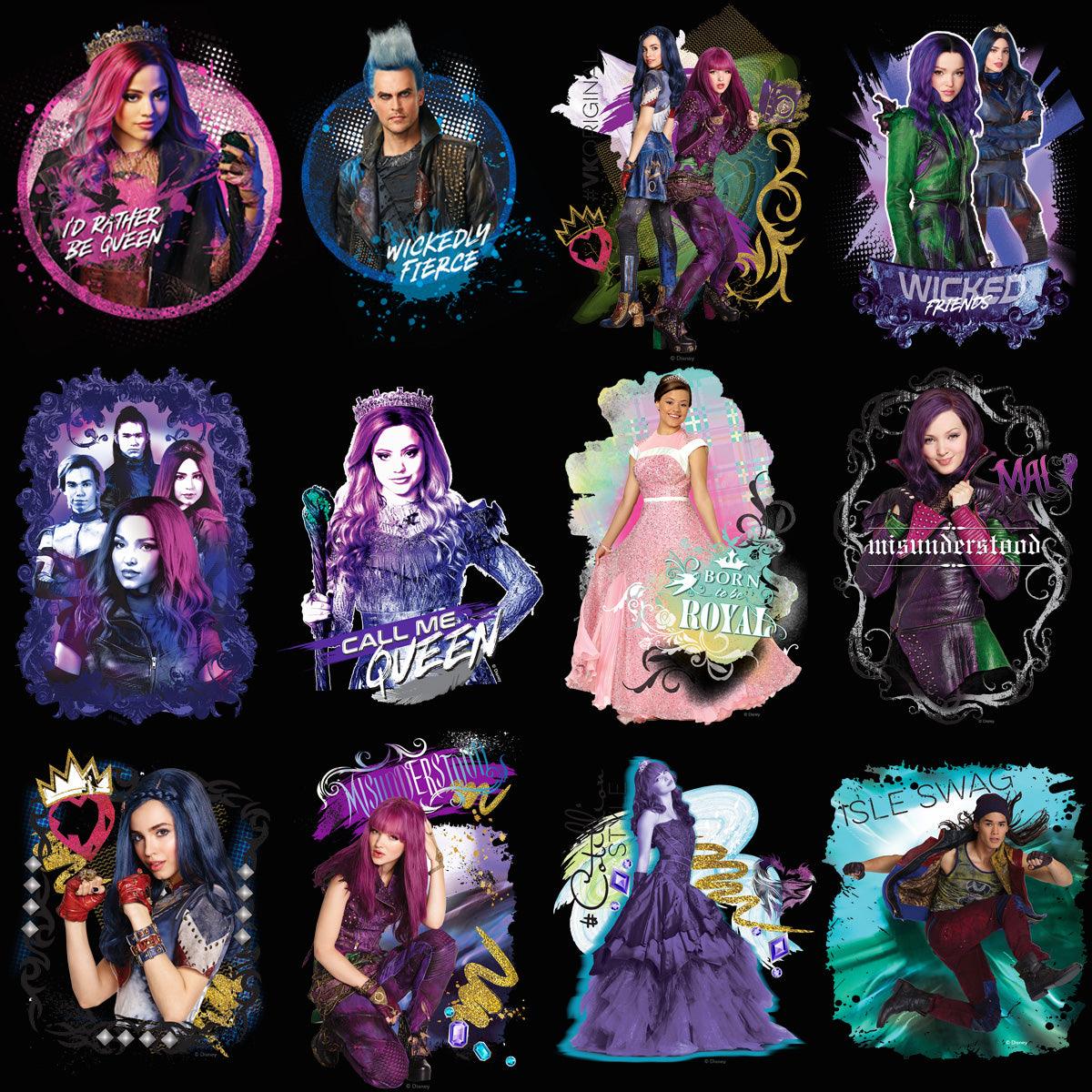 35 High-Quality Descendant Movie PNG Designs: Bundle for Download