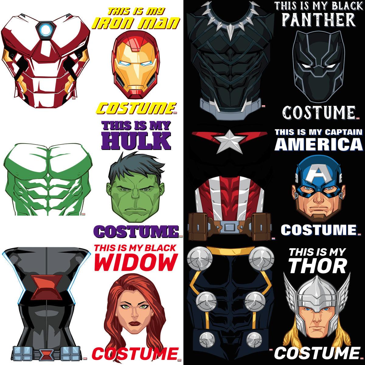 14 Superhero Halloween Costume PNG Designs Bundle