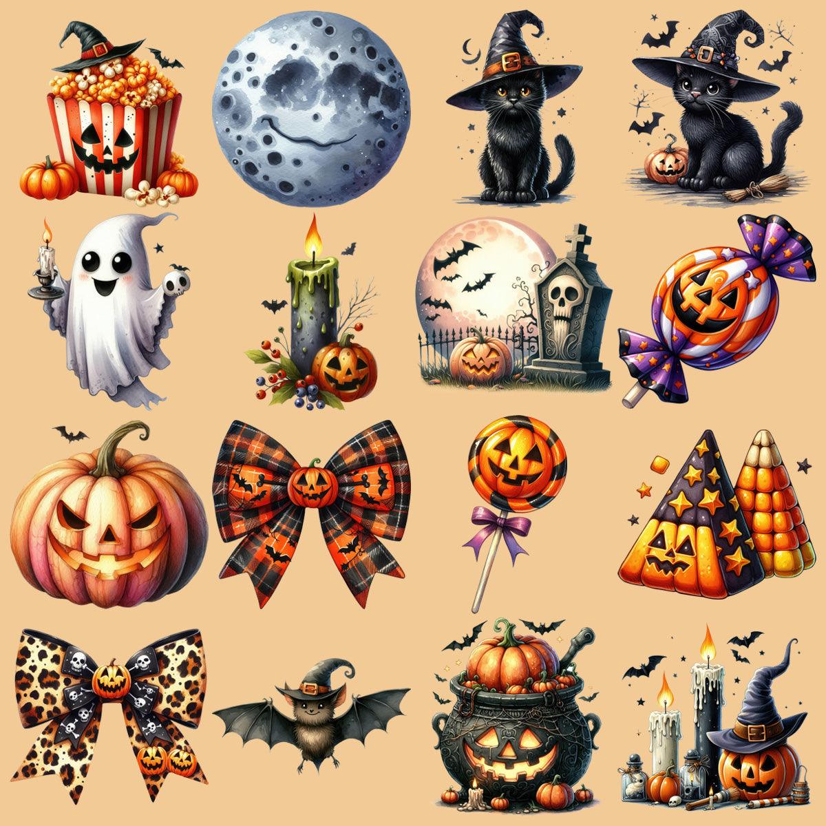 29 Adorable Halloween PNG Designs: Cute Bundle for Spooky Crafts & Projects