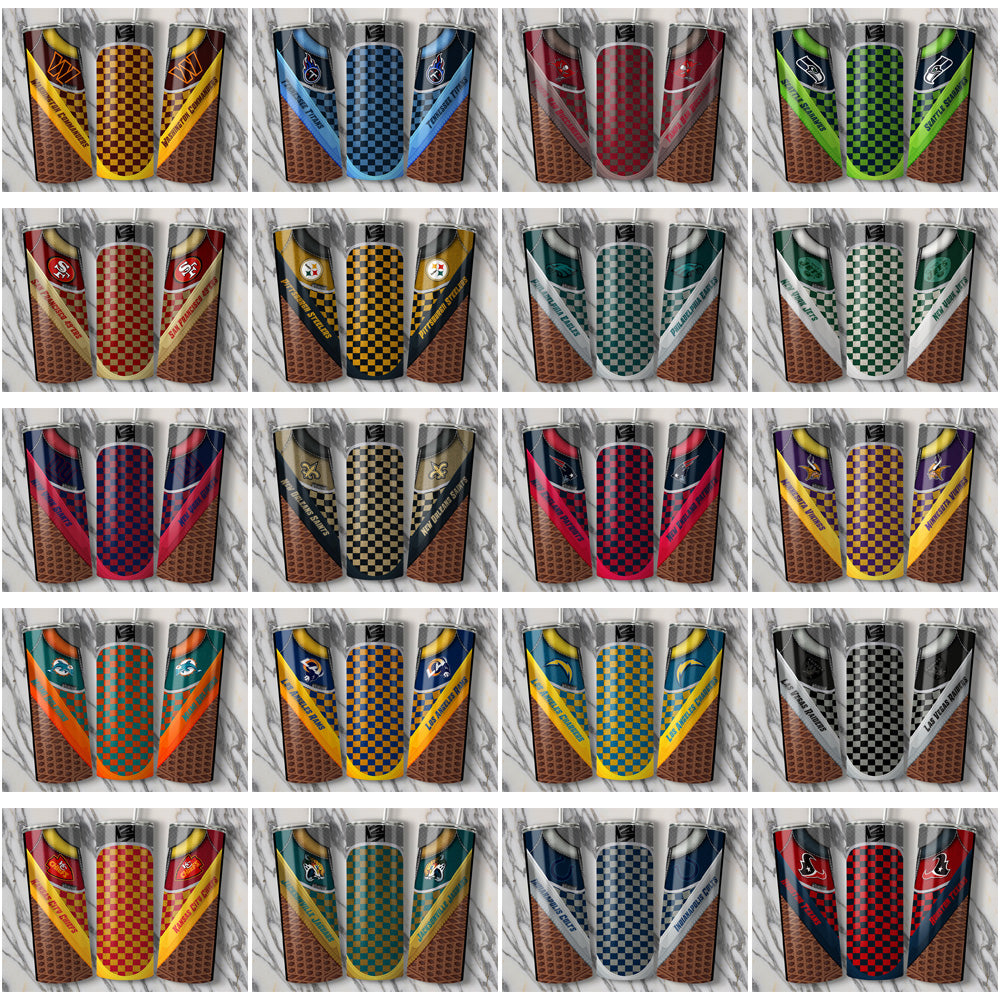 33 NFL Team Vans Tumbler Wraps: High-Resolution JPG Bundle
