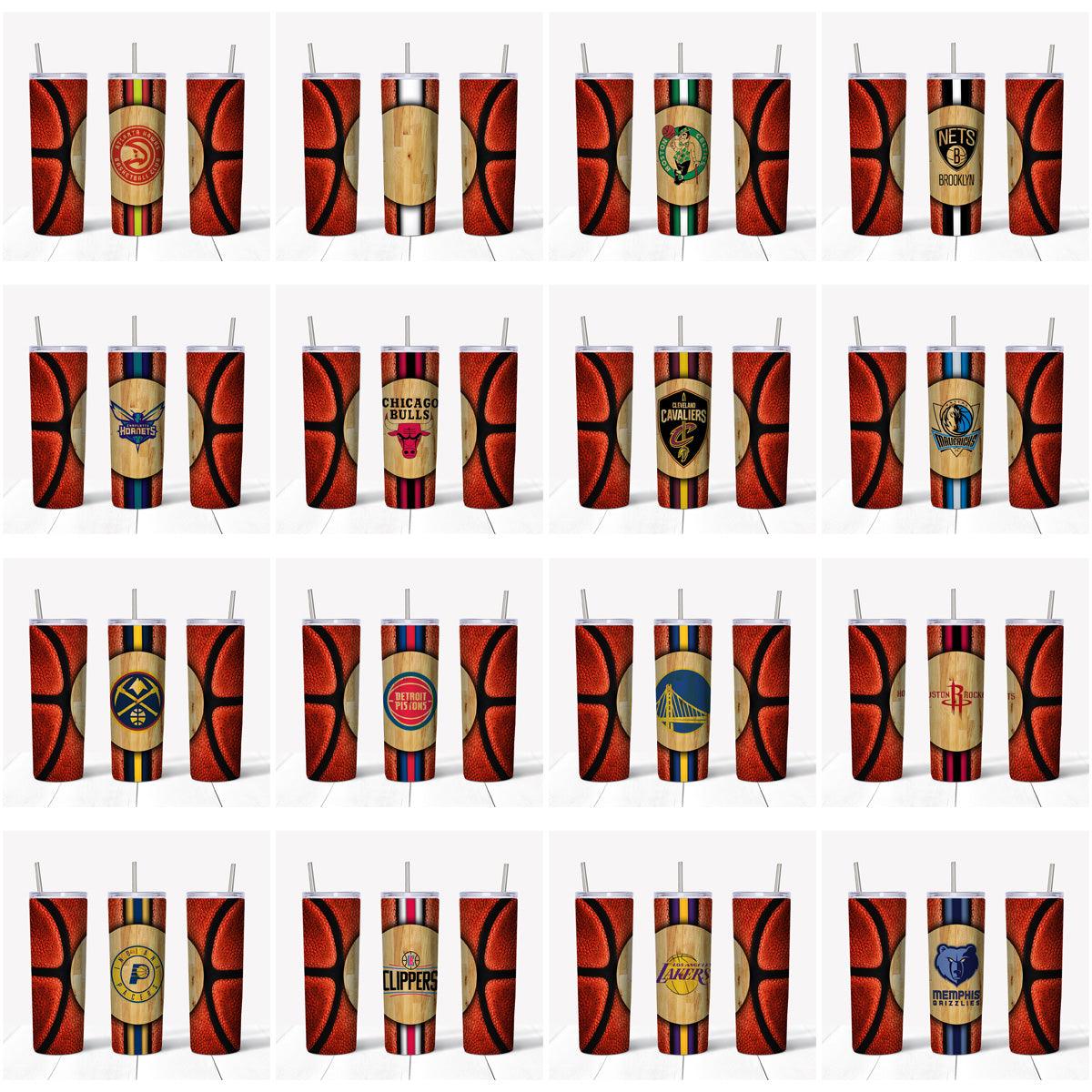 31 Basketball Team Tumbler Wraps: SVG & JPG Designs Bundle
