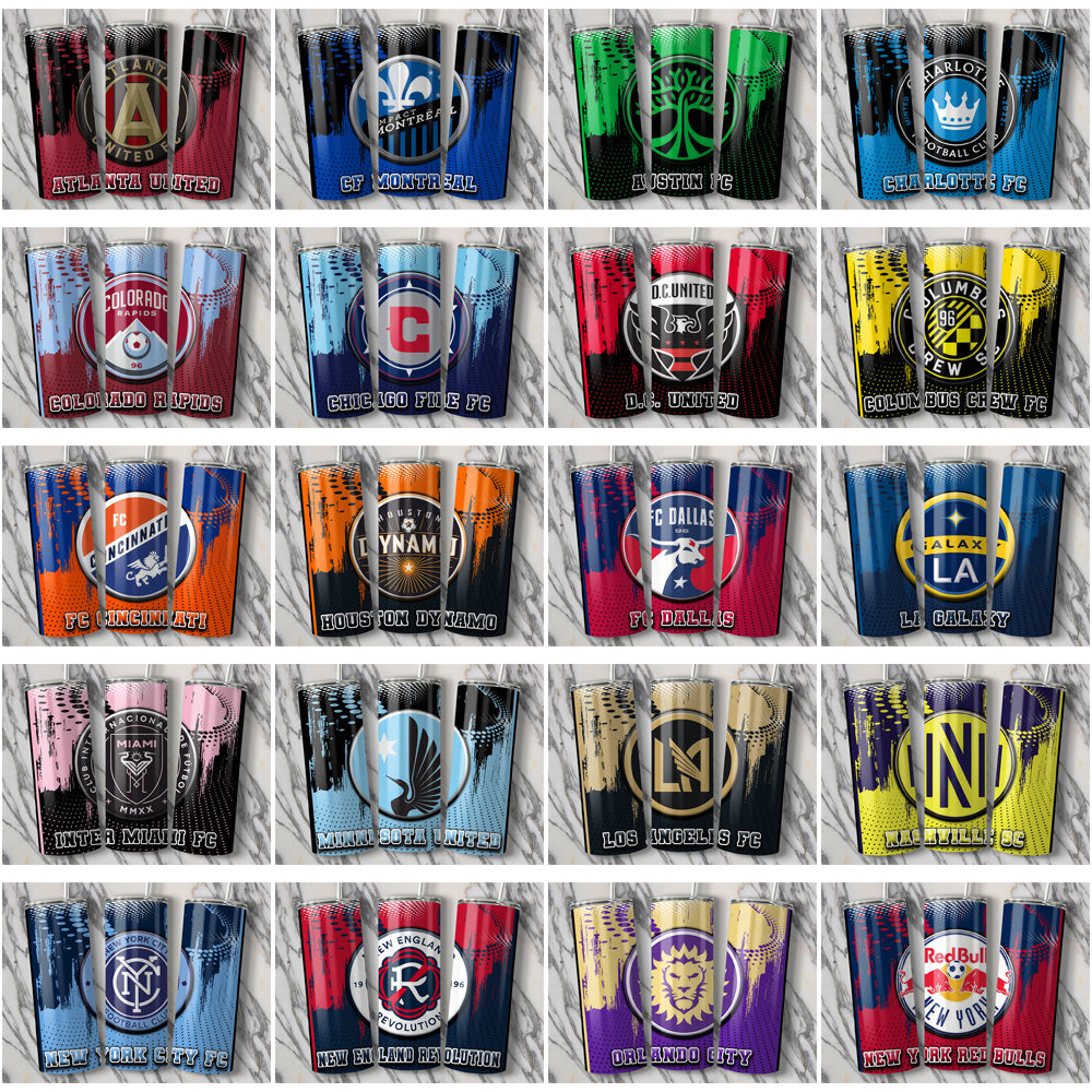 30 USA Soccer Team Tumbler Wraps: JPG Bundle - Instant Download
