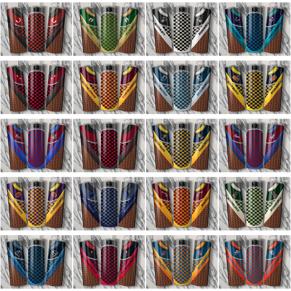 30 Basketball Team Vans Tumbler Wraps: High-Res JPG Bundle
