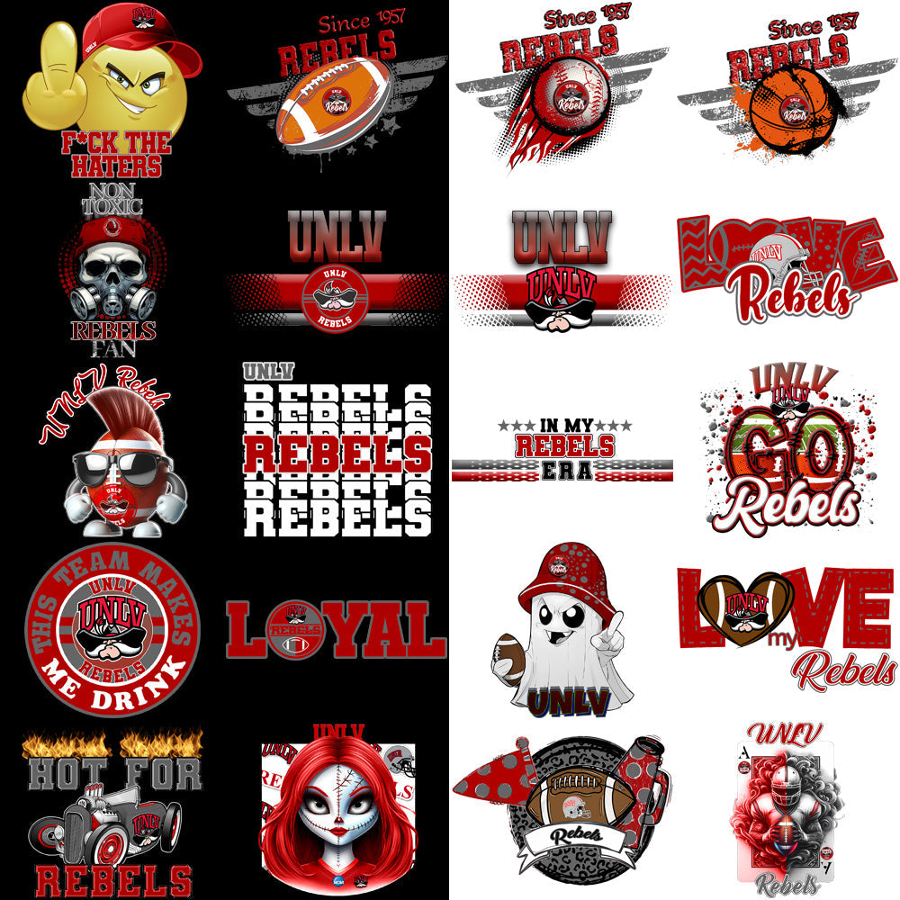 76 UNLV Rebels PNG Designs: Mascots, Logos & More!