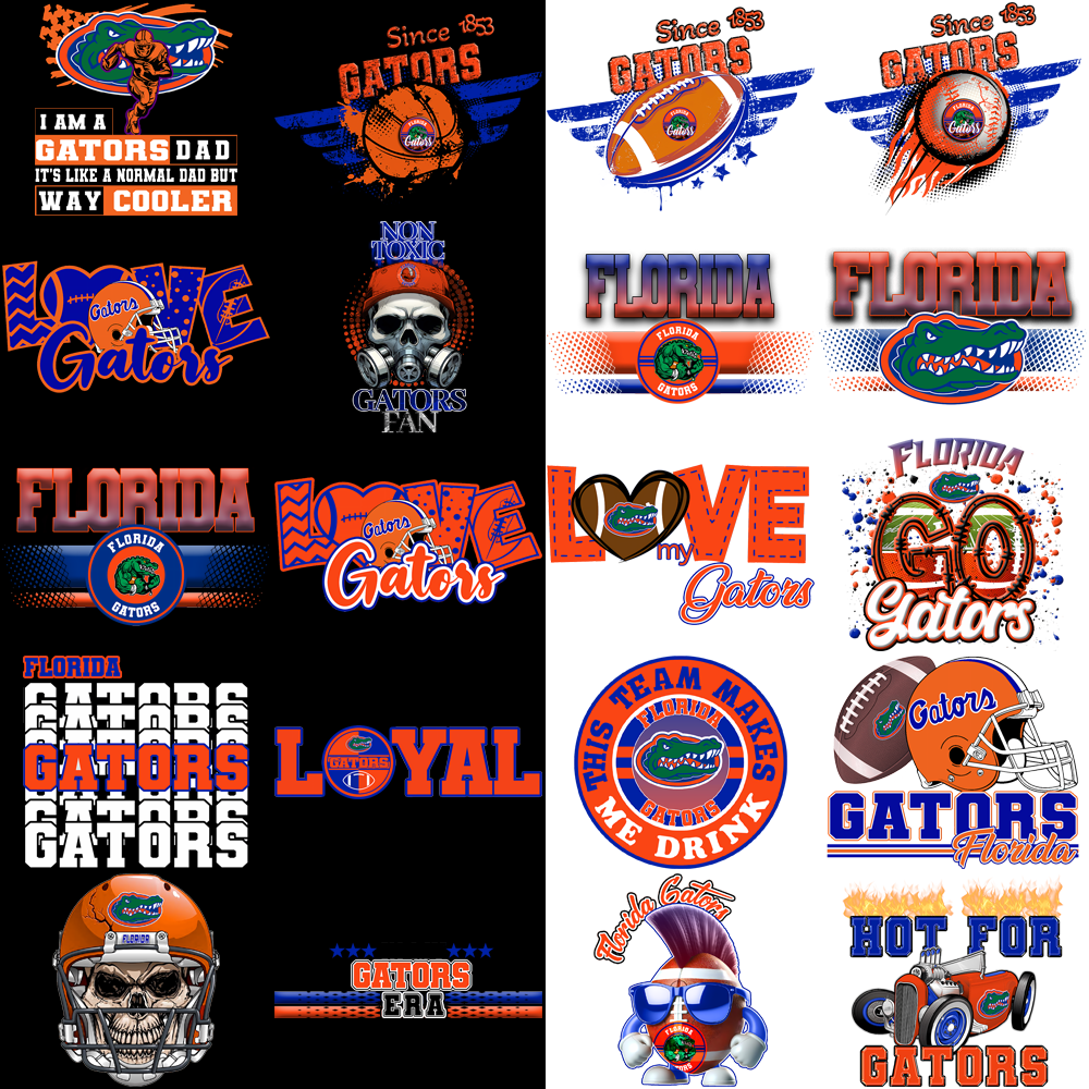Florida Gators PNG Bundle: 98+ High-Quality Designs