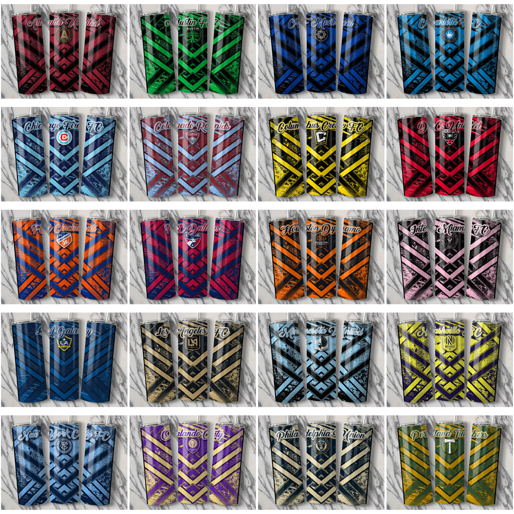 30 USA Soccer Team Glitter Tumbler Wraps: JPG Bundle Download
