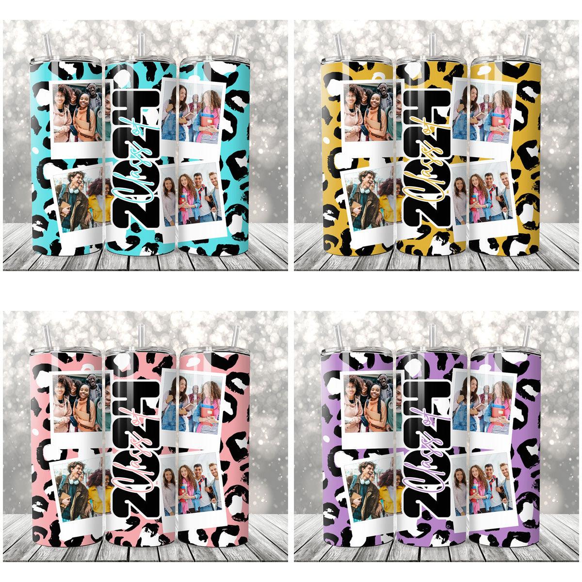 Class of 2024 Tumbler Wraps Bundle: 9 JPG Designs
