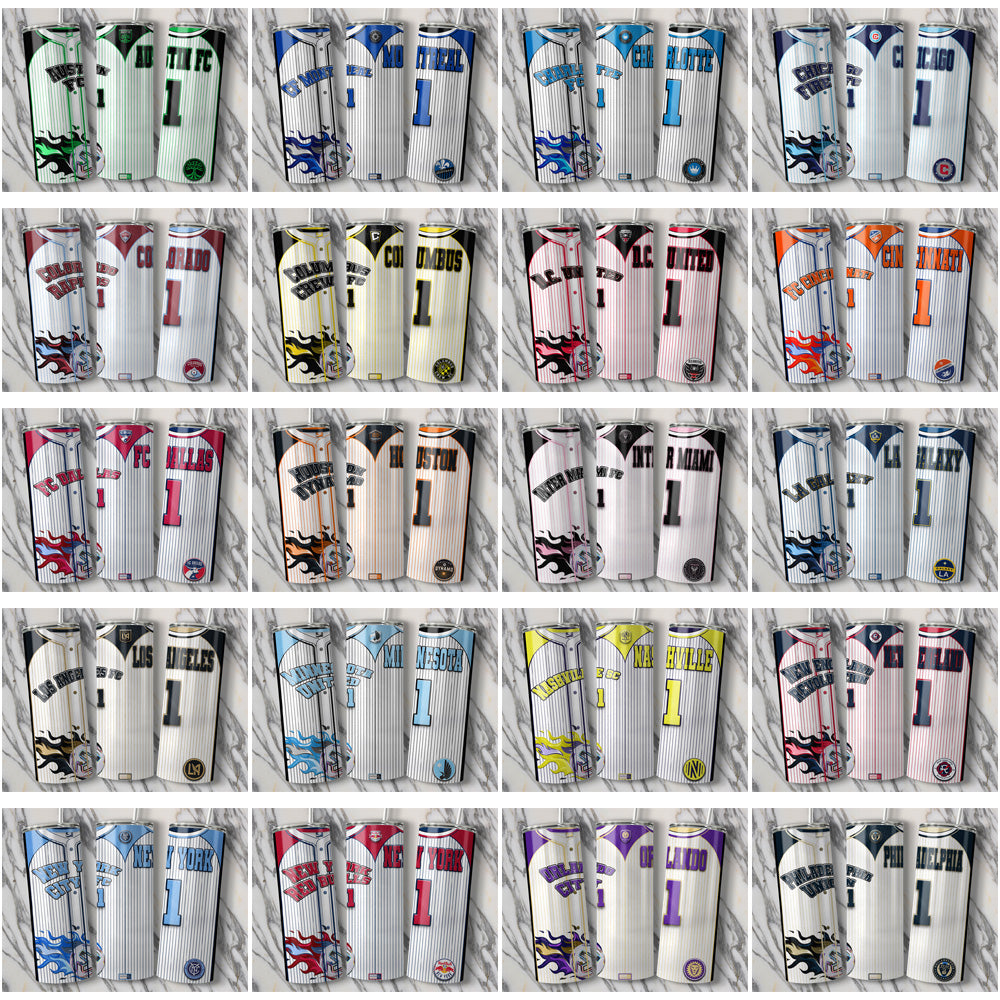 USA Soccer Team Tumbler Wraps Bundle (30 Designs!)
