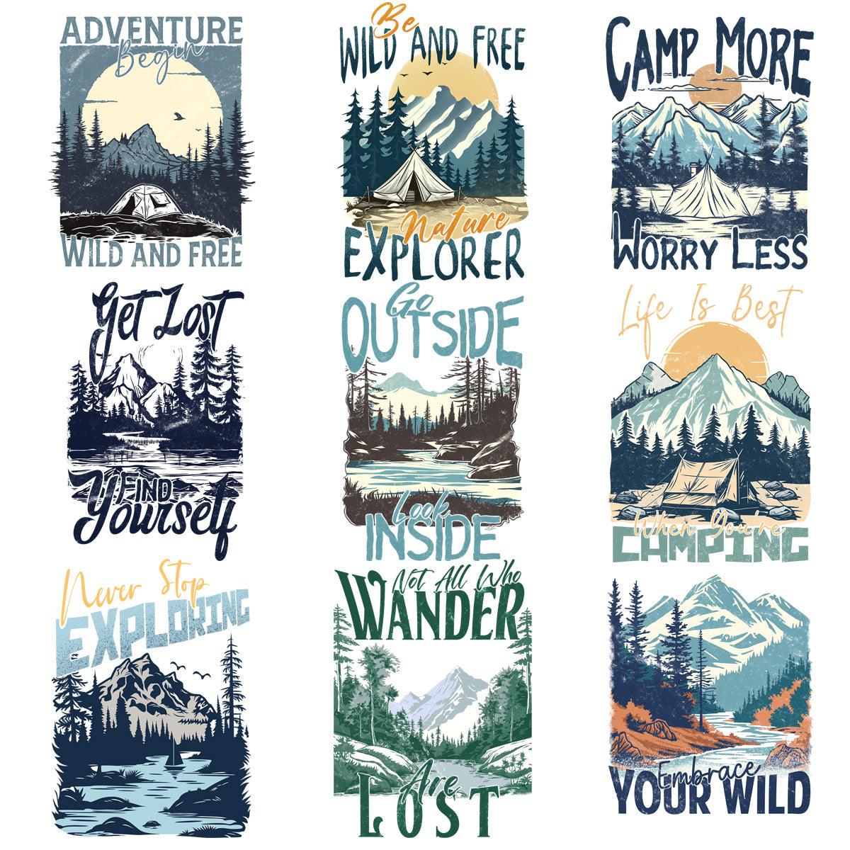 9 Stunning Nature Wonderlust PNG Designs: Download Now!