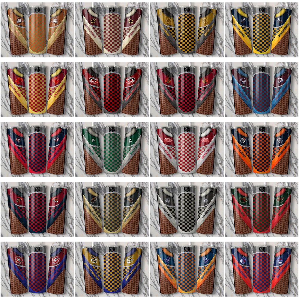 32 NHL Team Vans Tumbler Wraps: Instant Download JPG Bundle
