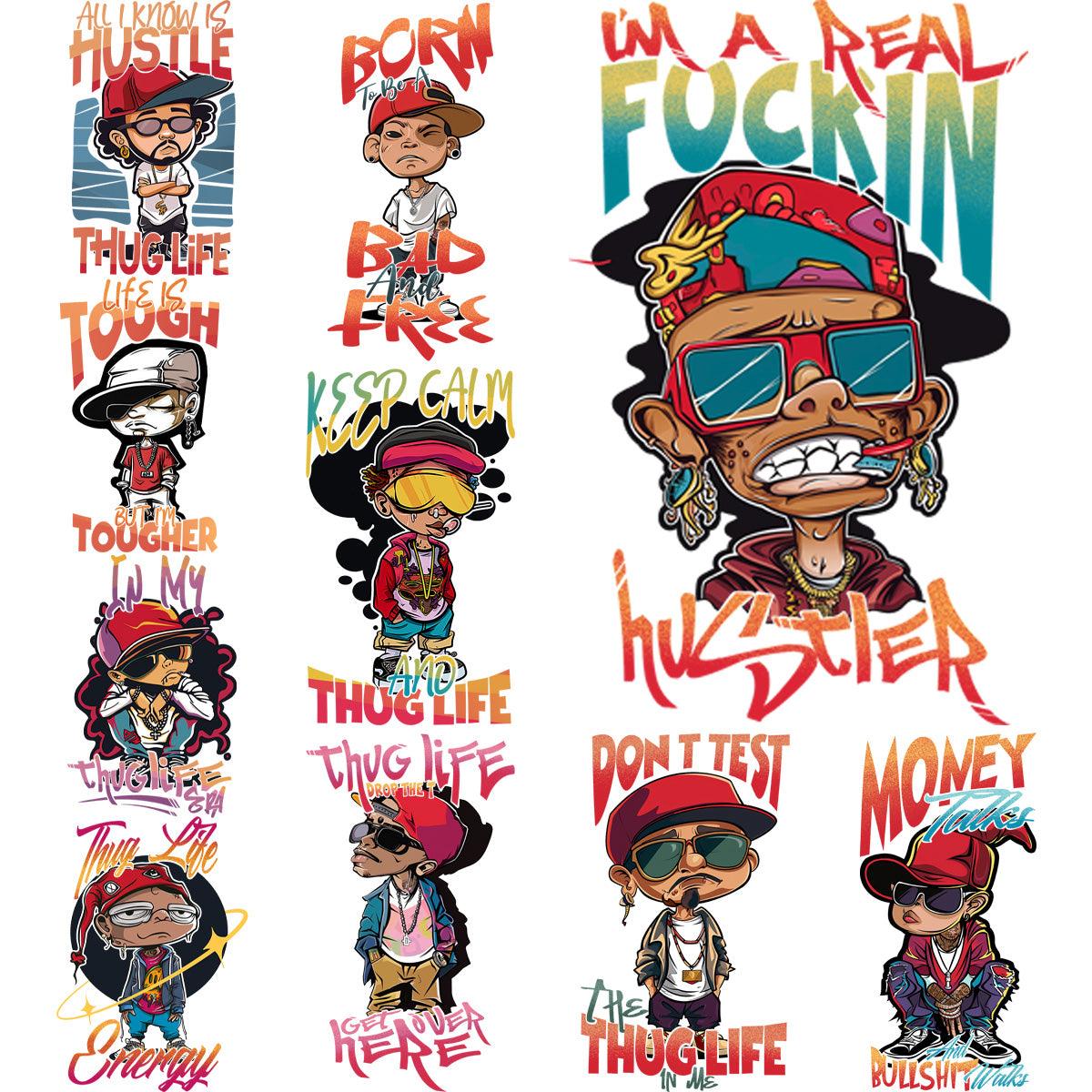 Street Thug Life PNG Designs Bundle: 9 High-Quality Images
