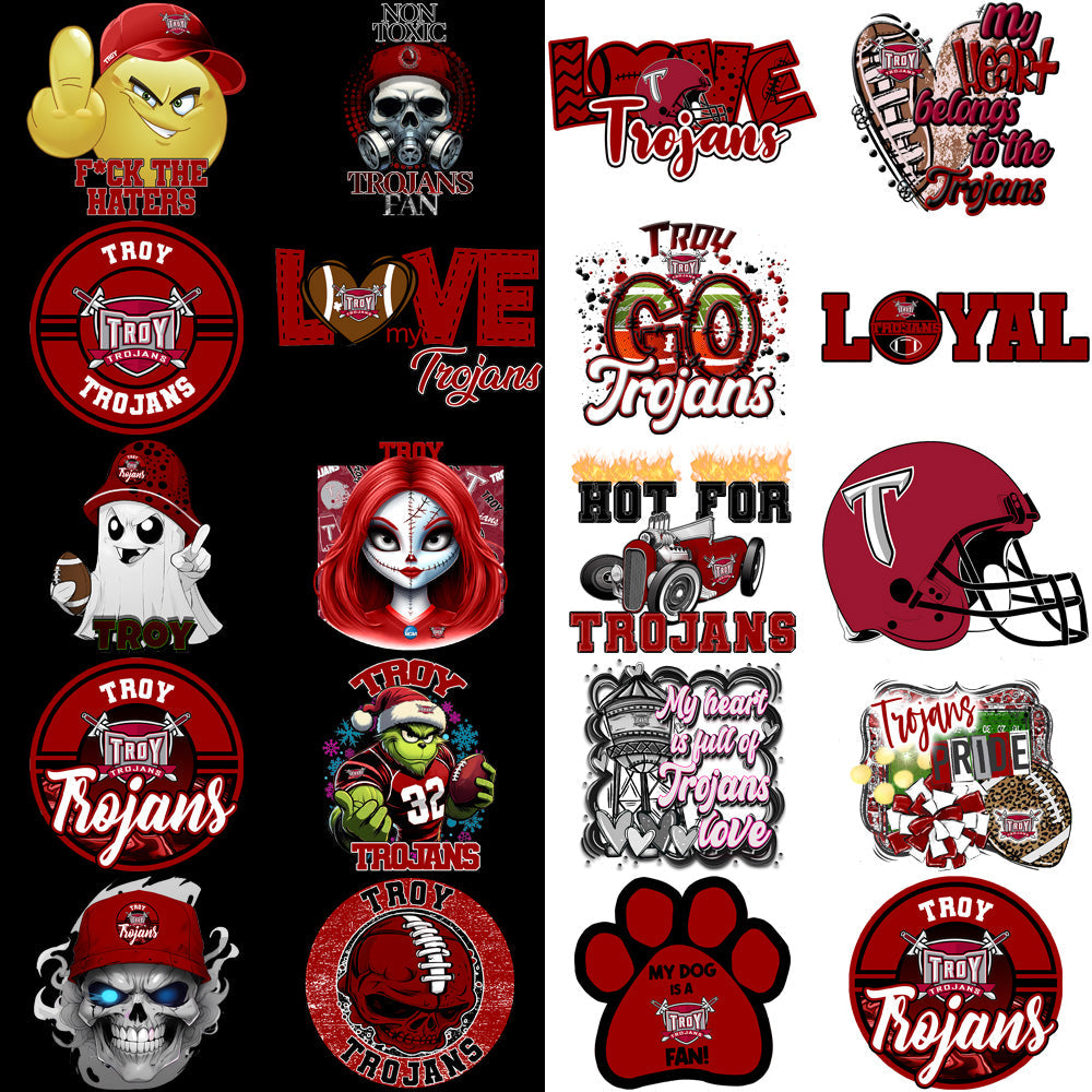 38 High-Quality Troy Trojans PNG Designs Bundle