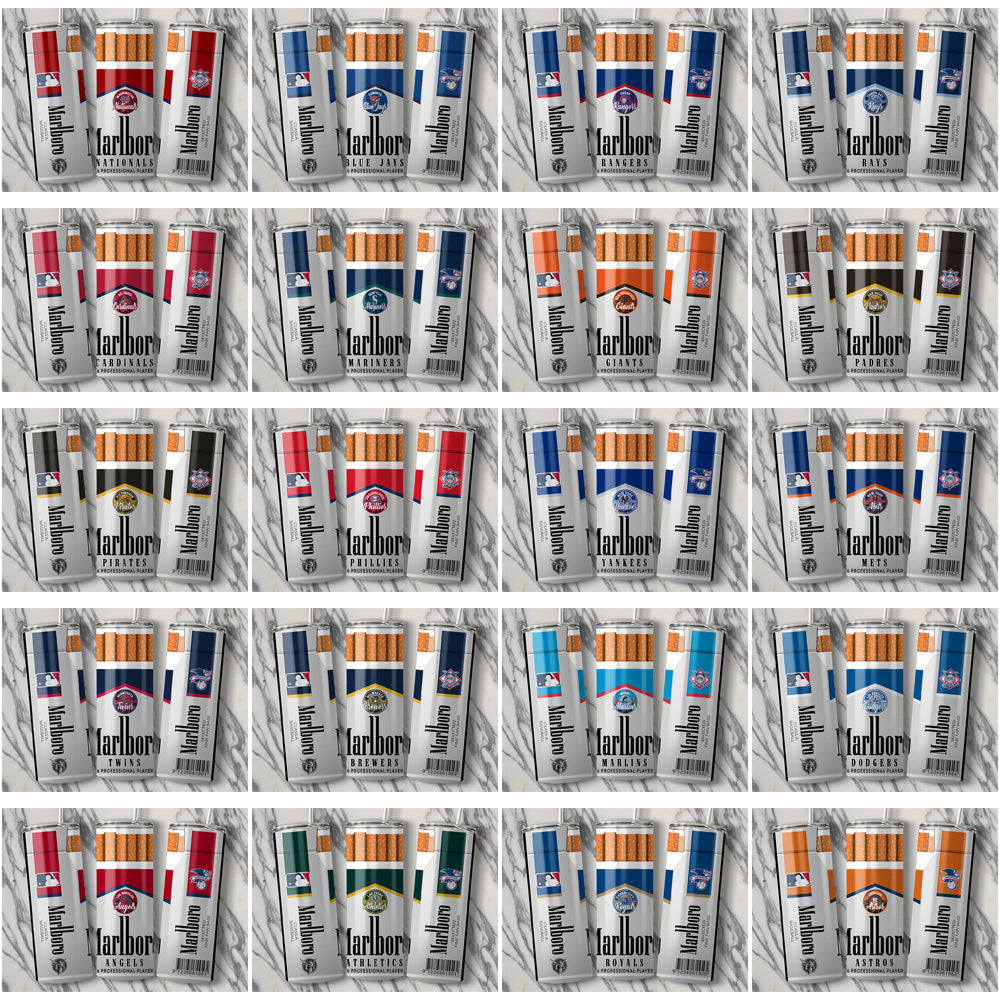 30 MLB Team Tumbler Wraps JPG Bundle - Instant Download
