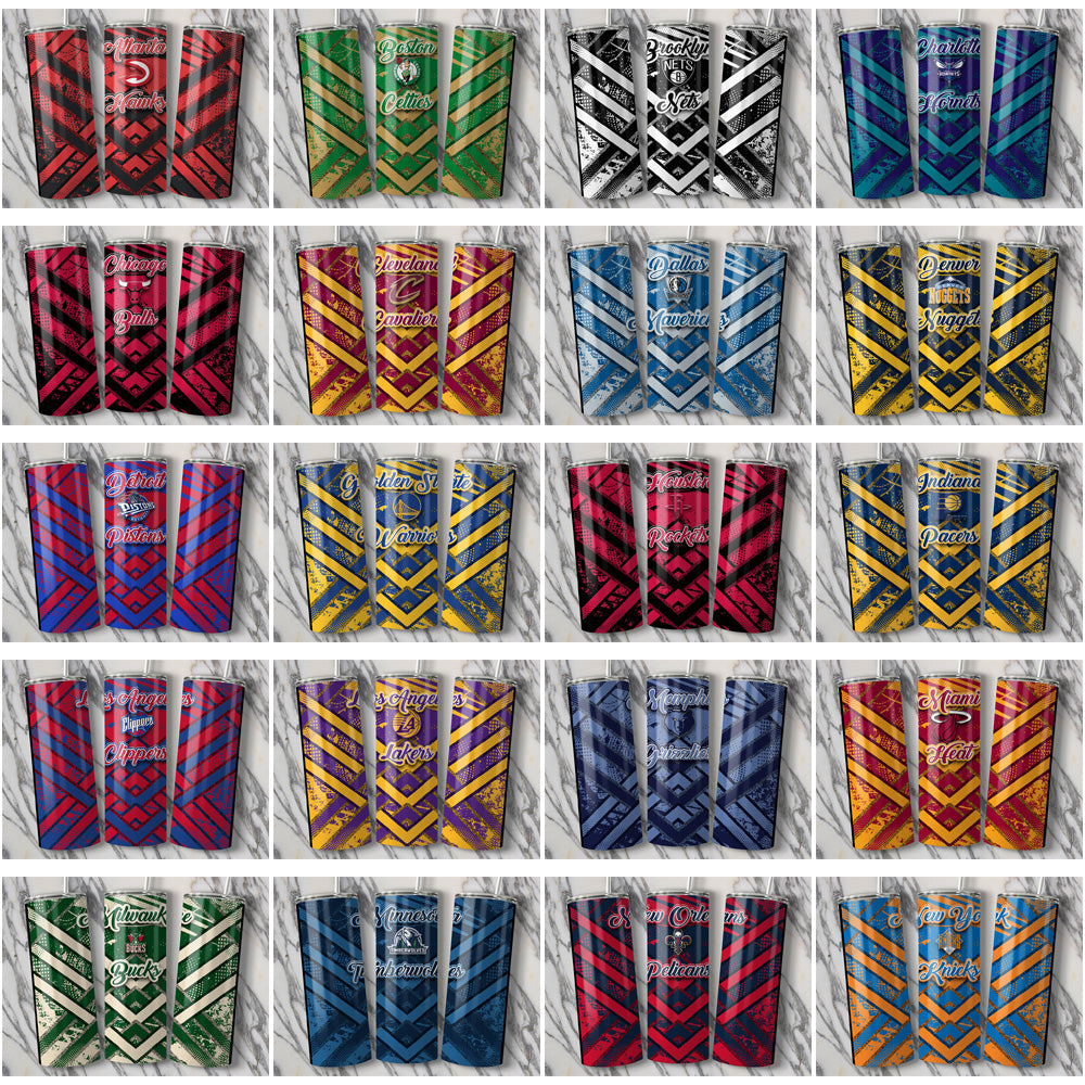 30 Glitter Basketball Team Tumbler Wraps JPG Bundle - Instant Download
