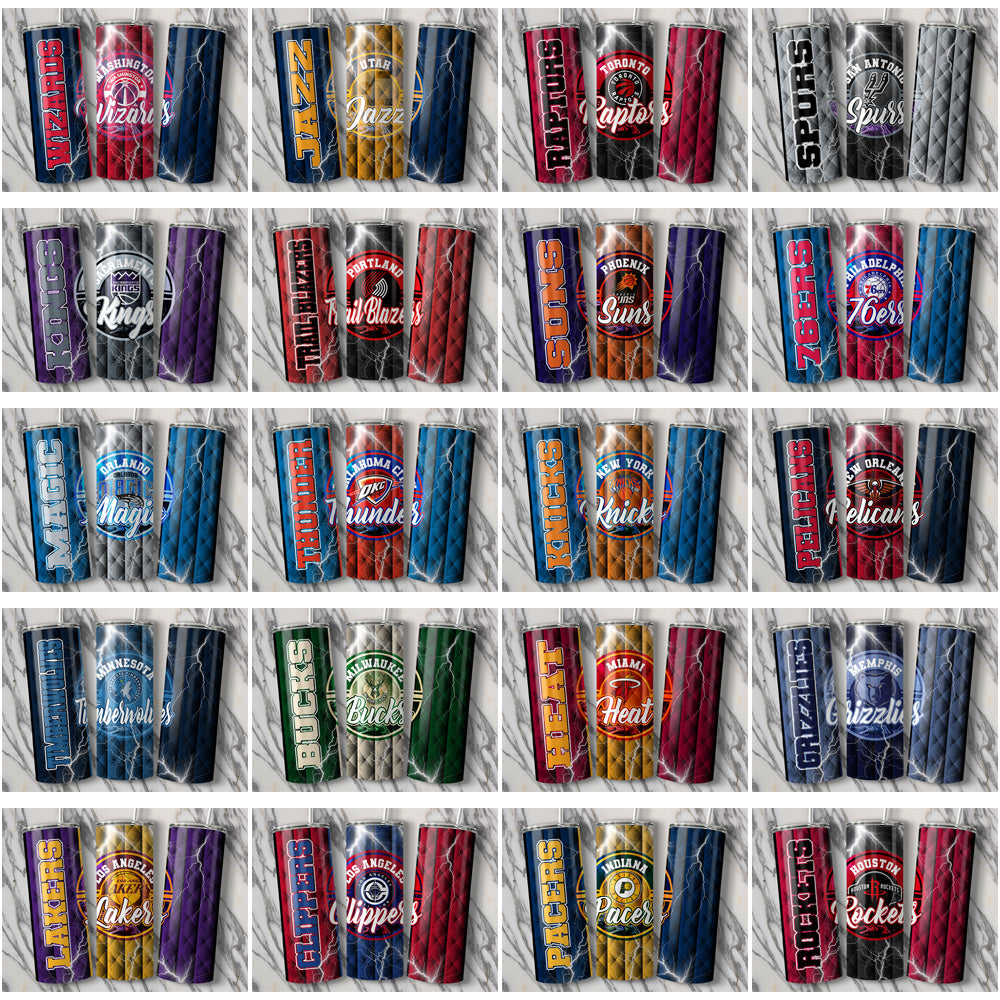 30 Basketball Team Diamond Tumbler Wraps JPG Bundle - Instant Download
