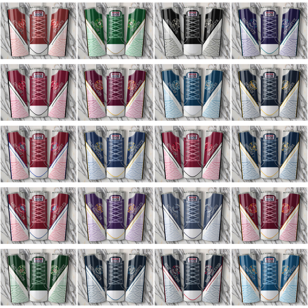 30 Basketball Team Converse Tumbler Wraps JPG Bundle - Instant Download
