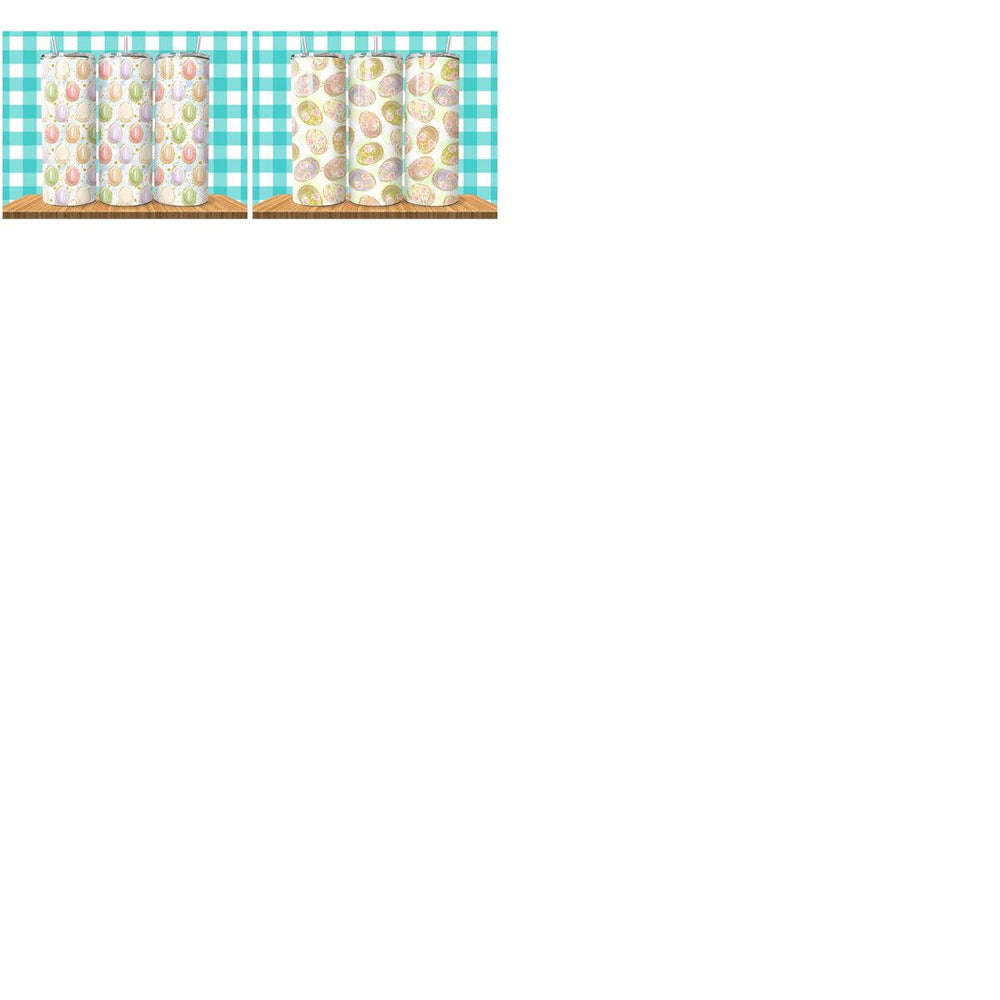 Easter Tumbler Wrap Designs Bundle: 18 JPGs for Sublimation
