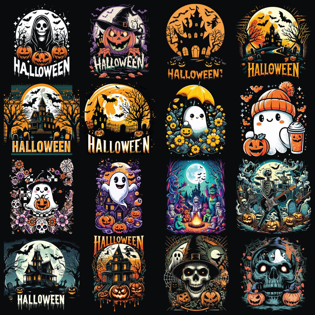 19 Spooky Halloween PNG Designs Bundle: Perfect for Crafts & Projects