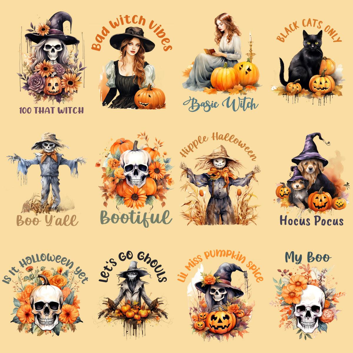 23 Spooky Halloween PNG Designs Bundle: Perfect for Your Projects